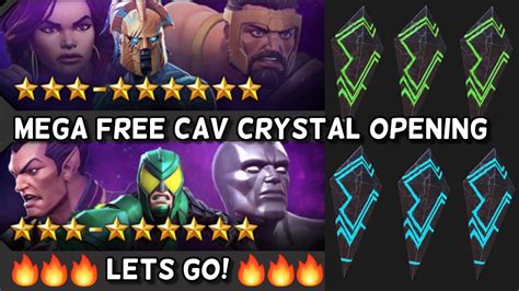 Mega Free Cavalier Crystal Opening Flex And Gatekeeper Crystal Opening Marvel Contest Of