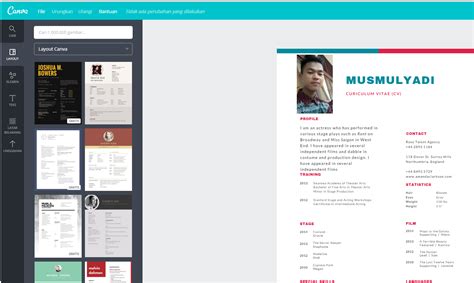 Cara Membuat Cv Di Word Dengan Mudah Pulp
