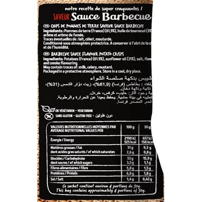 Chips barbecue Chips Bret s ondulées saveur Sauce Barbecue 125g Bret s