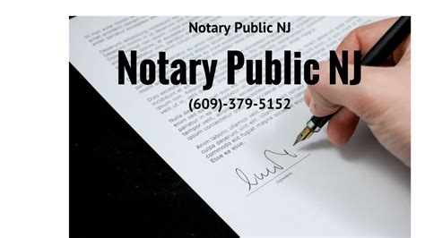 New Jersey Notary How To Notarize A Document In Nj