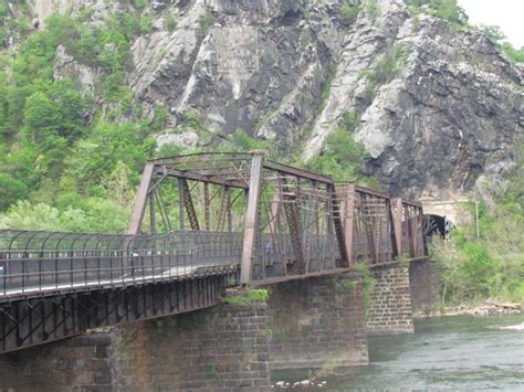 Harpers Ferry Truss Railroad Bridge (Winchester and Potomac Railroad ...