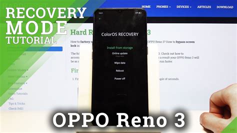 How To Enter Recovery Mode In OPPO Reno 3 Android System Recovery