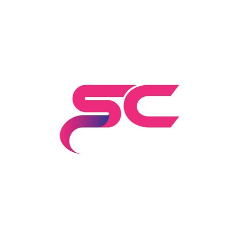 sc logo design free vector template. 10517837 Vector Art at Vecteezy