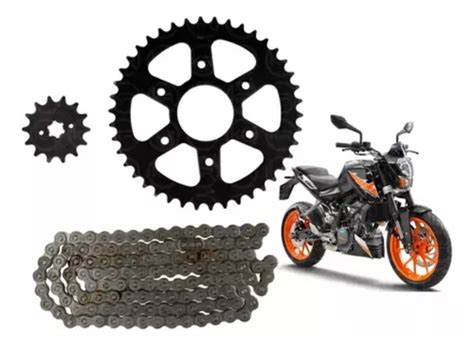 Kit De Transmision Arrastre Ktm Duke Env O Gratis Cuotas Sin