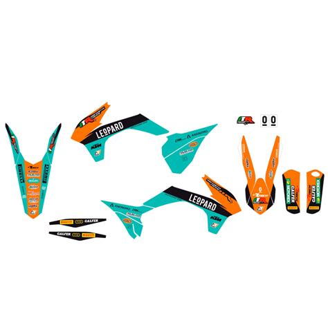 Kit Adhesivos Blackbird Team Ktm Marchetti Racing Con Funda De