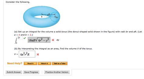 Solved Consider The Following A Set Up An Integral For Chegg