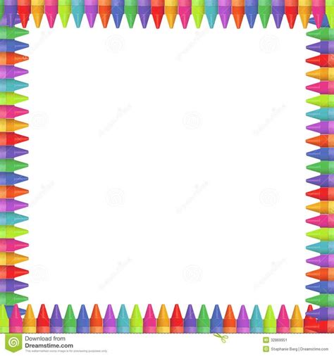 Crayon Clipart Border