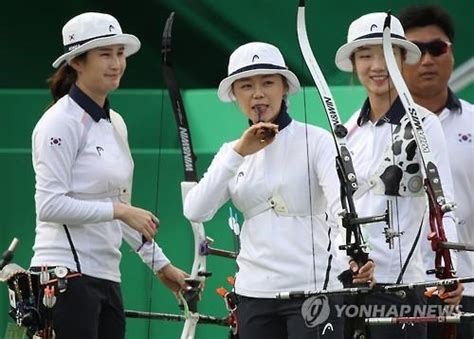 올림픽 천하무적 한국 여자양궁 단체전 8연패 위업 달성종합2보 연합뉴스