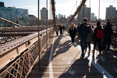 Walking The Brooklyn Bridge Lost In The Lens