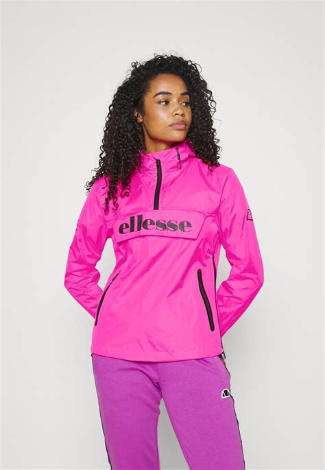 Ellesse Tepolini Jacket Windbreaker Dark Neon Pink Pink Zalando At