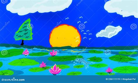 768 Lotus Flower Water Drawing Photos - Free & Royalty-Free Stock ...