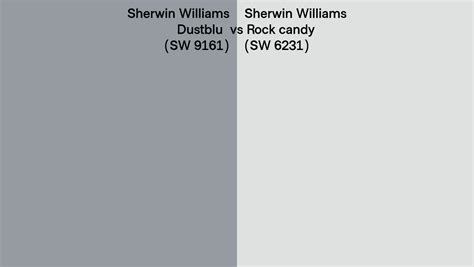 Sherwin Williams Dustblu Vs Rock Candy Side By Side Comparison