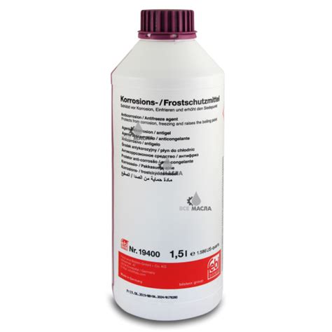 Купить охлаждающую жидкость Febi 19400 Antifreeze G12+ в СПб