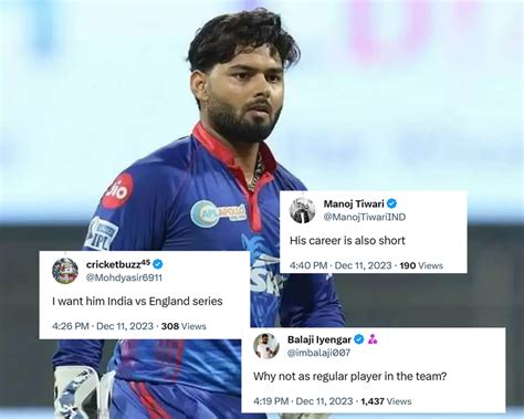 Gabba Hero Wapas Agaya Fans React As Rishabh Pant Set To Be Used As