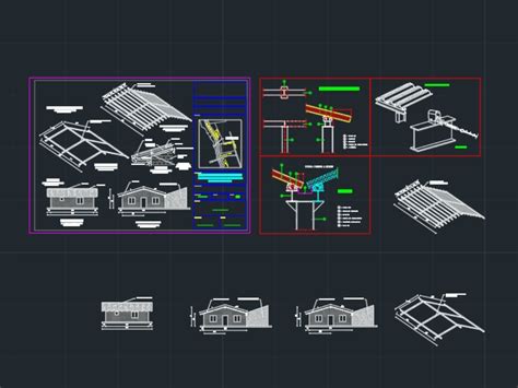 Telhado Telha Met Lica Em Autocad Cad Kb Bibliocad