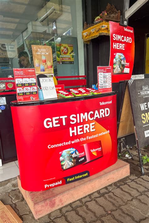 How To Get a SIM Card or e-SIM in Bali [2024 Guide] - Bali Untold