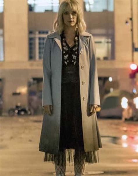 Batwoman Alice Leather Trench Coat - Rachel Skarsten Distressed Coat