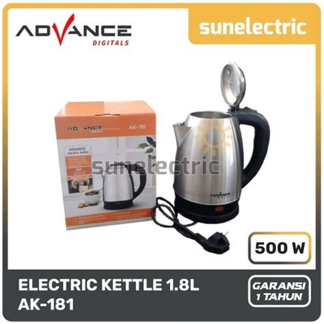 Promo Advance Ak Electric Kettle Kapasitas Liter Teko Listrik