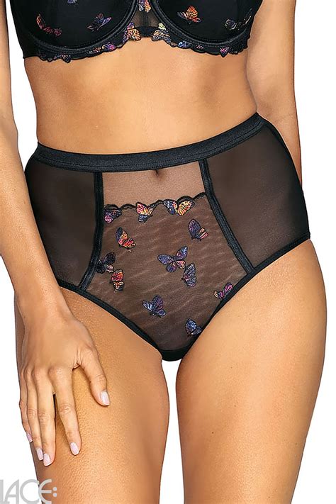 Ewa Bien Tailleslip High Leg Ewa Bien Black Lace Lingerie Nl