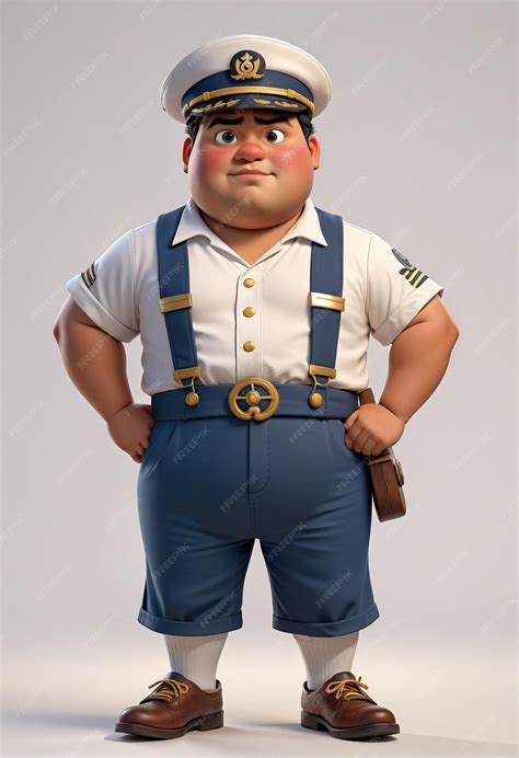 Premium Photo | A cartoon character in a police uniform