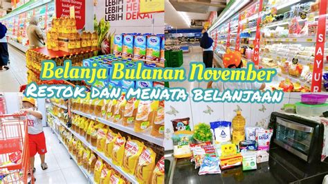 Belanja Bulanan November GROCERY Shopping YouTube