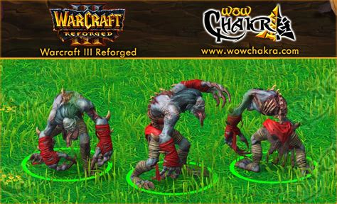 Modelos De Todas Las Unidades De Los No Muertos Warcraft Iii Reforged