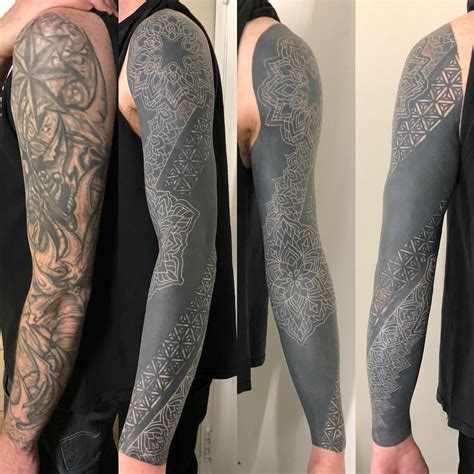 Massive Blackwork Coverup By Daniel Meyer Of Leitbild In Los Angeles Ca