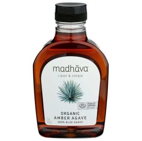 Madhava® Organic 100% Blue Amber Agave Nectar, 17 oz - Kroger