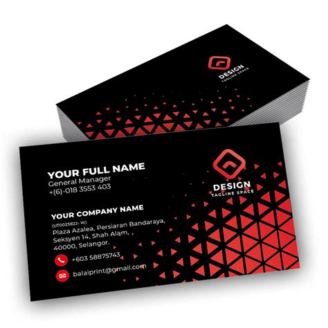 Name Card Design NCX015 - BALAIPRINT