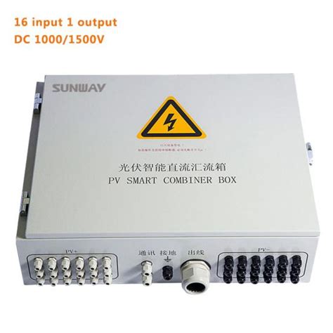 10 Input 1 Output Dc Solar Pv Combiner Boxes