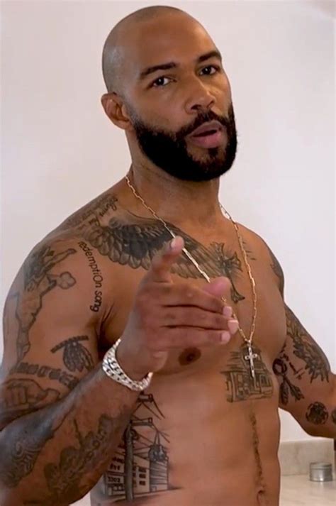 Bald Black Man Hot Black Guys Black Men Omari Hardwick Tattoos