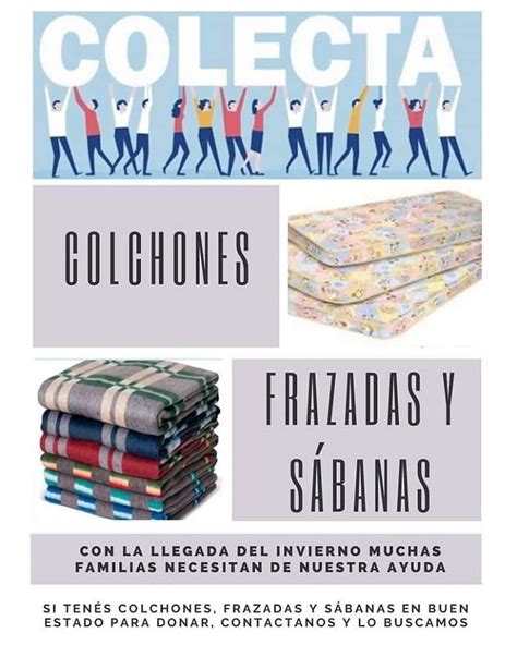 Colecta De Colchones Frazadas S Banas Y Ropa De Abrigo Antena Libre