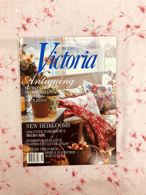 Three 3 Victoria Bliss Victoria Magazines Mayjuloct Etsy Uk