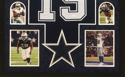 Amari Cooper Autographed Framed Cowboys Navy Jersey The Stadium Studio