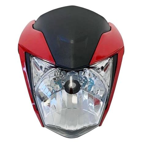 Frente Farol Completo CG Titan 160 2016 2021 2022 Vermelho Sportive