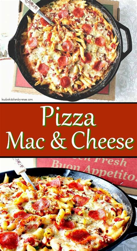 Cheesy Pepperoni Pizza Mac And Cheese