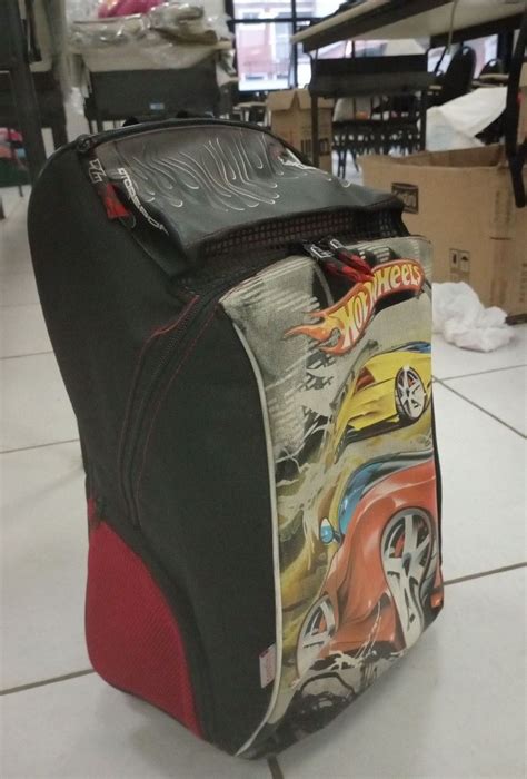 Mochila Rodinha Hot Wheels Item Infantil Sestini Nunca Usado Enjoei