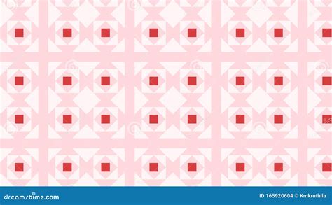 Light Pink Geometric Square Pattern Background Graphic Stock Vector