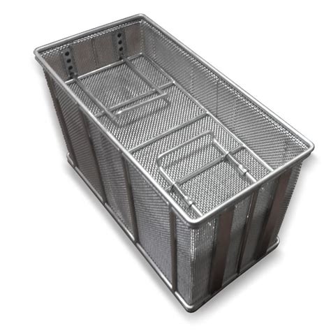 Wire Mesh Baskets With Height Adjustable Lid Neri Makina Müh San Ve