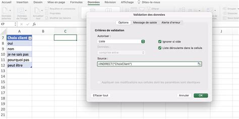 Cr Er Une Liste D Roulante Sur Le Tableur Excel Tutoriel