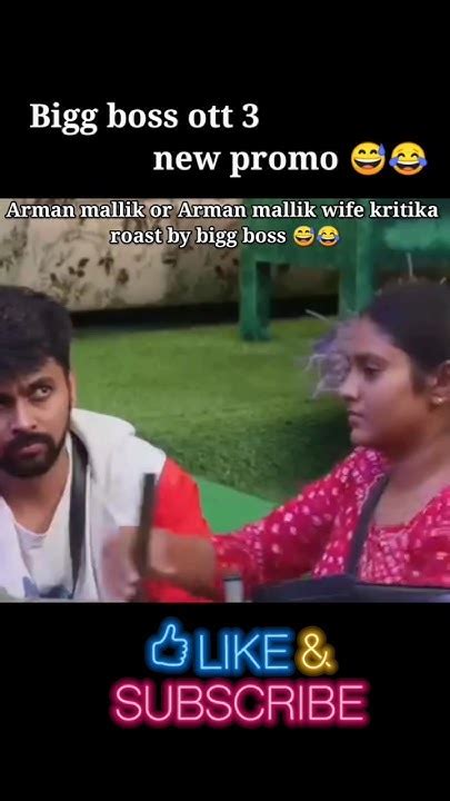 Bigg Boss Roasting Arman Mallik Or Kritika 😅😂 Bigg Boss Ott 3 New Promo Bigg Boss Biggboss