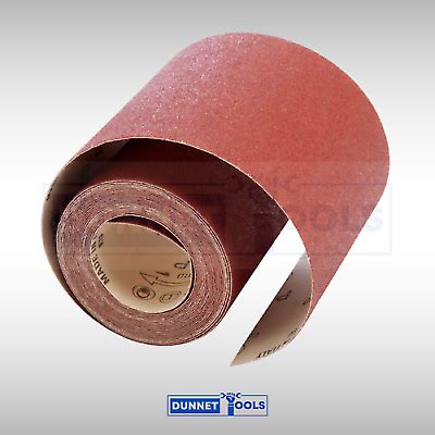 Sand Paper 60 Grit Aluminium Oxide Roll 115mm X 10m Sanding Finishing