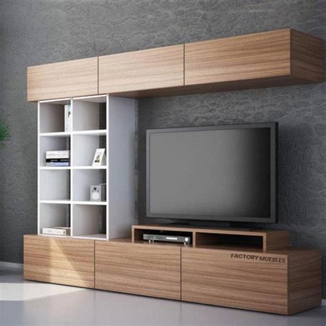 Modular Mesa Tv Led Melamina Valencia Factory Muebles