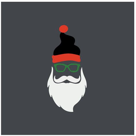 Silhouette of Santa christmas illustration 35598299 Vector Art at Vecteezy