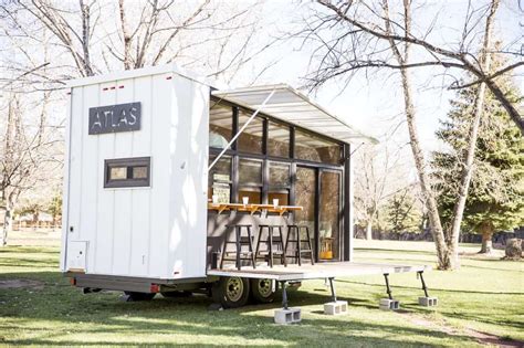 Folding Walls Open To Reveal A Surprisingly Bright And Stylish Tiny Home