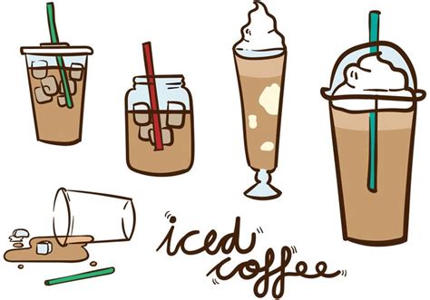 Iced Coffee Drawing at GetDrawings | Free download