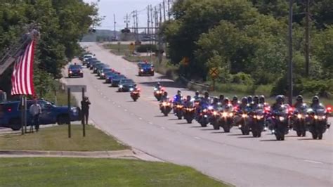 Michigan State Police Honors Fallen Trooper At Funeral