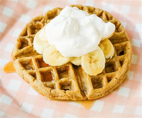 Healthy Gluten Free Banana Oat Waffles Modern Honey