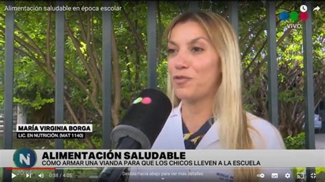 Alimentación Saludable En época Escolar Telefe Santa Fe