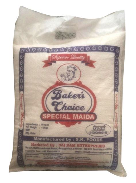 Indian Wheat Baker S Choice Special Maida Packaging Size Kg